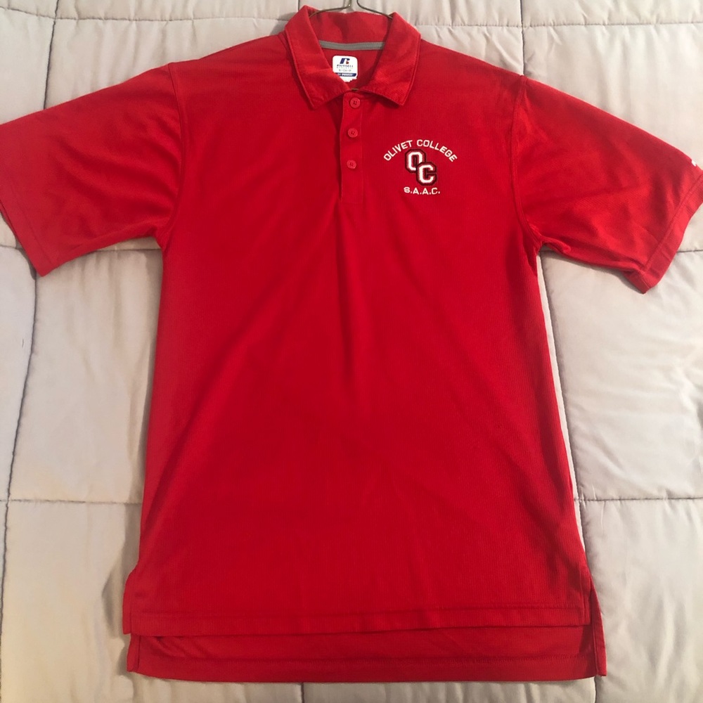 Men’s “Olivet College” Russell Dry Fit Polo (S)